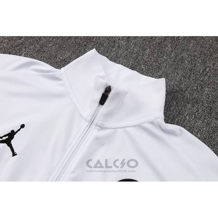 Tuta da Track di Giacca Paris Saint-Germain Jordan 2024-2025 Bianco